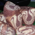 El cooksnap de Yanina Lac cuando hizo Torta marmolada.