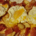 El cooksnap de condessito cuando hizo Huevos rotos con jamón.