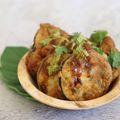Yui Miles's cooksnap of when they made Aubergine Fritters.