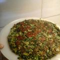 El cooksnap de Melina Gejo cuando hizo Tortilla de espinaca saludable.