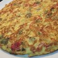 El cooksnap de Marieta cuando hizo Tortilla de verduras.