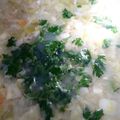 El cooksnap de Carmeta cuando hizo Sopa de bacalao.