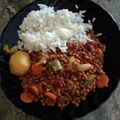 El cooksnap de rosa cuando hizo Lentejas de frasco "arreglás".