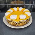 johiii Cooksnap-ja, amikor elkészítette a(z) Barackos túrós charlotte torta receptet.