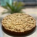 El cooksnap de Viviana cuando hizo Crumble de manzana.