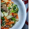 Cooksnap dari gugun gumilar untuk resep Tumis sawi putih, bakso dan telur