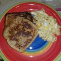 Kalisha's cooksnap of when they made French Toast with Pumpkin Pie Spices.