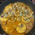 El cooksnap de Ari Rodriguez cuando hizo Merluza a la sidra con espárragos y almejas.