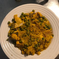 El cooksnap de Nacho Albarrán cuando hizo Arroz caldoso con alcachofas, habas y salmón.