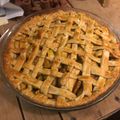 El cooksnap de Maricarmen Meza cuando hizo Pie de manzana.