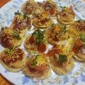 sona hirani का कुकस्नैप जब उन्होंने सेव पूरी (Sev puri Recipe in Hindi) बनाया था।