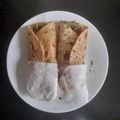 Hema Wane's cooksnap of when they made Chicken Tikka Frankie.
