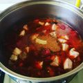 El cooksnap de "cocinar con jorgette" cuando hizo Borscht.