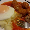 El cooksnap de Andres Girabel cuando hizo Albóndigas de carne en salsa de tomate.