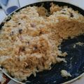 El cooksnap de Carlos Andrés Pla cuando hizo Risotto de pollo y champiñones con nata.