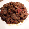 El cooksnap de Ifrain Camejo cuando hizo Salpicón caliente de hígado y chorizo (Indios y Mulatas).