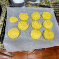 El cooksnap de Victor cuando hizo Hamburguesas de coliflor, queso, avena y semillas.