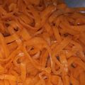 El cooksnap de Mariana Guaymas cuando hizo Fideos caseros de morrón.