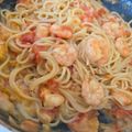 Pandus Cooksnap-ja, amikor elkészítette a(z) Tejszínes garnélás spagetti receptet.