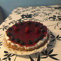 El cooksnap de Mar Gloria cuando hizo Tarta de queso con arándanos. Sin azúcar.