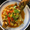 Cooksnap Fadhlina Wong semasa beliau membuat Siakap 3 rasa.