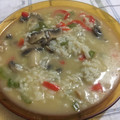 El cooksnap de Javy Galdon Lopez cuando hizo Verduras con arroz y champis.
