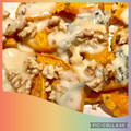 El cooksnap de Mara cuando hizo Calabaza con queso gorgonzola y nueces.