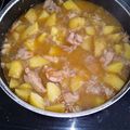 El cooksnap de Sara AD cuando hizo Pollo en salsa con patatas guisadas.