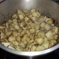 El cooksnap de Karina Medina cuando hizo Papas al horno con picante y miel.