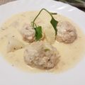 Nemlétezik Ilyen Cooksnap-ja, amikor elkészítette a(z) Tejfölös gombócos karalábé főzelék receptet.