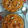 Madhumita Saha's cooksnap of when they made গাজরের হালুয়া (Gajorer halua recipe in bengali).