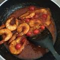 Cooksnap Kirr semasa beliau membuat Udang masak merah mudah #RayaPertama #resepiraya.