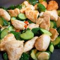 彤彤媽 的 小黃瓜炒嫩雞丁 cooksnap