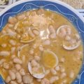 El cooksnap de Francisco cuando hizo Judías blancas con almejas.
