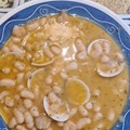 El cooksnap de Francisco cuando hizo Judías blancas con almejas.