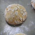El cooksnap de zambrano cuando hizo Galletas craqueladas con chocolate blanco y limón.