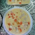 Cooksnap Siti Nurain semasa beliau membuat Puding buah-buahan.