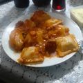 El cooksnap de Maria Mendez cuando hizo Raviolones caseros de jamón, ricota y mozzarella.