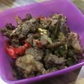 Cooksnap dari Firta Alqautsar untuk resep Sate Daging Sapi Goreng #Keto