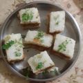 Sneha Patel's cooksnap of when they made રવા ના દાબેલી ઢોકળા (Rava Dabeli Dhokla Recipe In Gujarati).