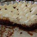 El cooksnap de Romina Mastnak cuando hizo Torta brownie con dulce de leche y merengue. Muy fácil, paso por paso.