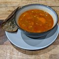  Staff Canteen UK's cooksnap of when they made Lentil soup with shredded roast chicken.