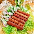 Yasmin Irfan's cooksnap of when they made Seekh kabab.
