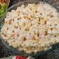 Bushra Jawad's cooksnap of when they made Oil free spaghetti fruit chaat.