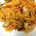 Amierah S-Man's cooksnap of when they made Jallof rice.