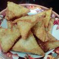 Umme Yousuf's cooksnap of when they made Keemay ke Samosay.