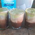 Cooksnap dari Afik Halim untuk resep Es Bubble 3 layer (bengbeng drink, chocolatos matcha dan susu fullcream)