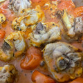 El cooksnap de Magy cuando hizo Pollo con tomate y albahaca.