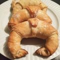 El cooksnap de Andrea Morales cuando hizo Medialunas de manteca.