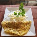 El cooksnap de Ana Claudia Acosta cuando hizo Omelette con orégano.